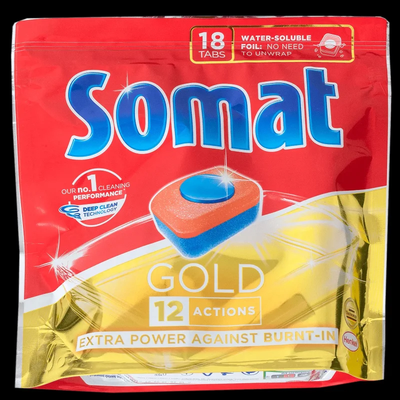 Таблетки за съдомиялна SOMAT Gold 18 бр. - SOMAT