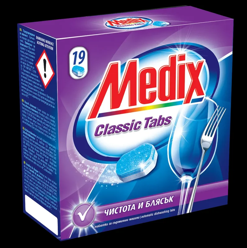 Таблетки за съдомиялна MEDIX Classic 38 бр. - MEDIX