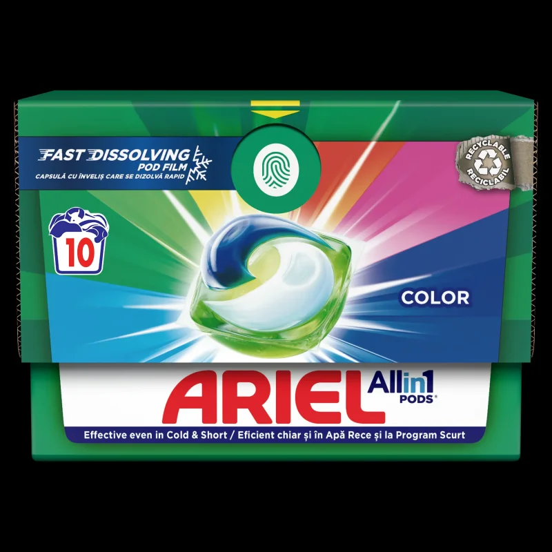 Капсули за пране ARIEL All in One pods Color 10 бр. - ARIEL