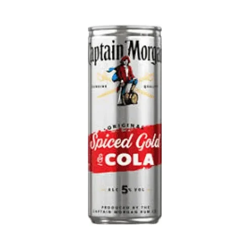Ром CAPTAIN MORGAN Spiced Gold + Coca-cola 5% алк. 250 мл - Captain Morgan