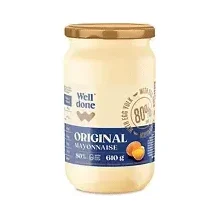 Майонеза WELL DONE Original 80% 610 г
