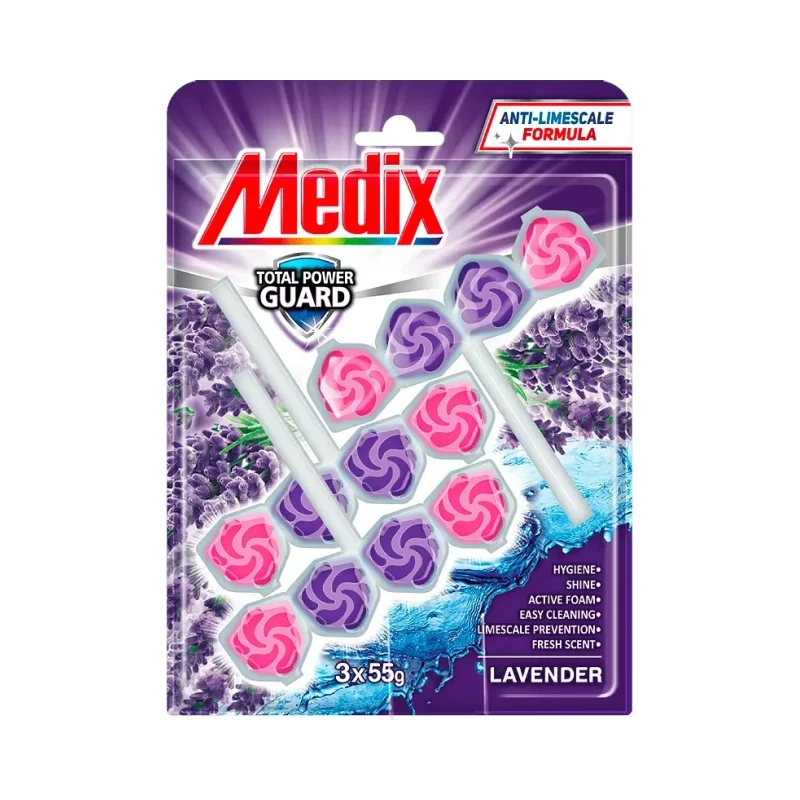 Ароматизтор за тоалетна MEDIX PG Lavender 3x55 гр. - Medix