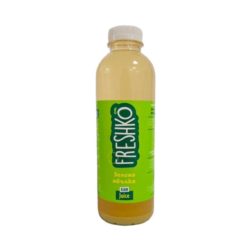 Студено пресован сок FRESHKO 100% зелена ябълка 750 мл - FRESHKO
