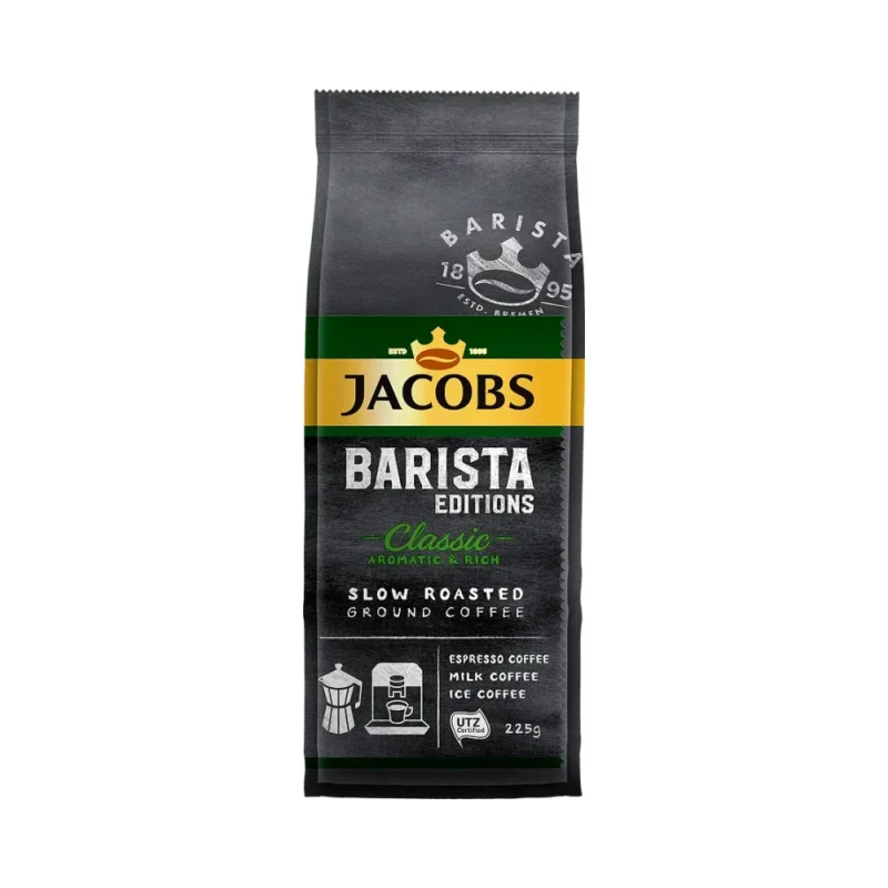 Кафе класик JACOBS BARISTA мляно 225 гр. - JACOBS