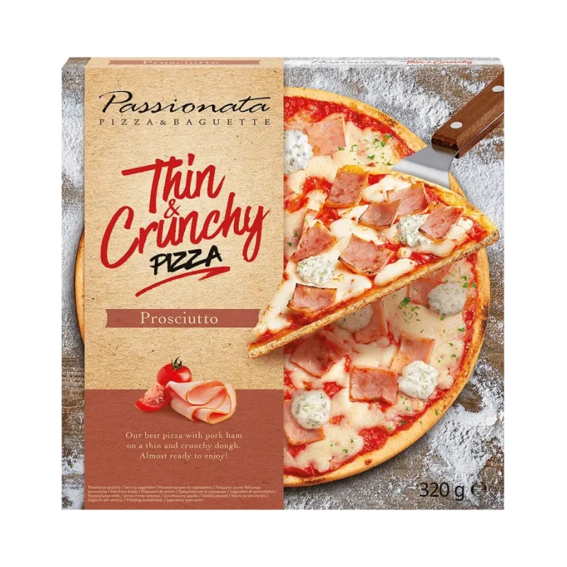 Замразена Пица Passionata Thin & Crunchy Prosciutto 320 г