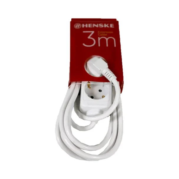 Разклонител HENSKE 3 гнезда 3м 250V/16A - HENSKE