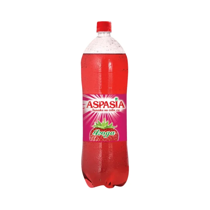 Газирана напитка ASPASIA Ягода 2 л - ASPASIA