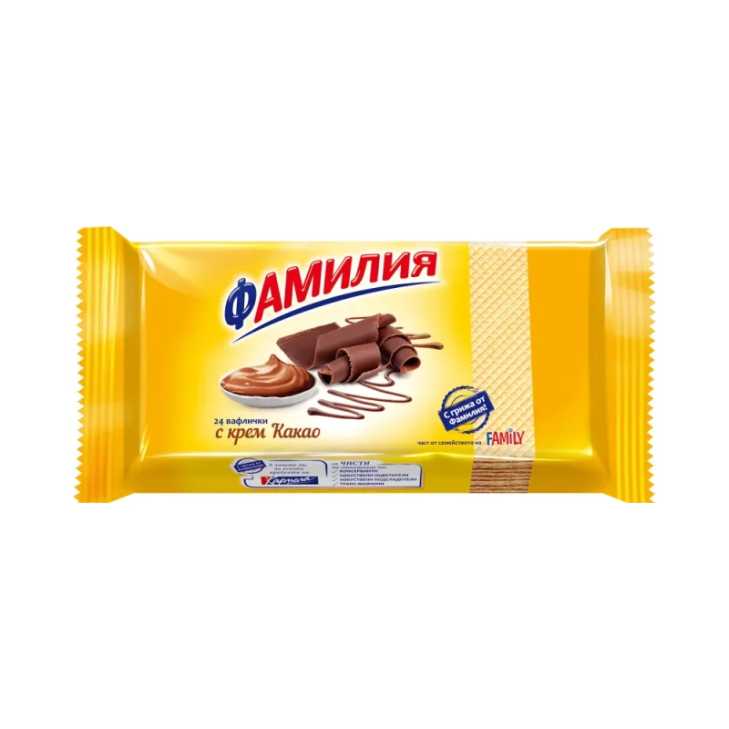 Вафли КАРМЕЛА какао 220 г - Karmela