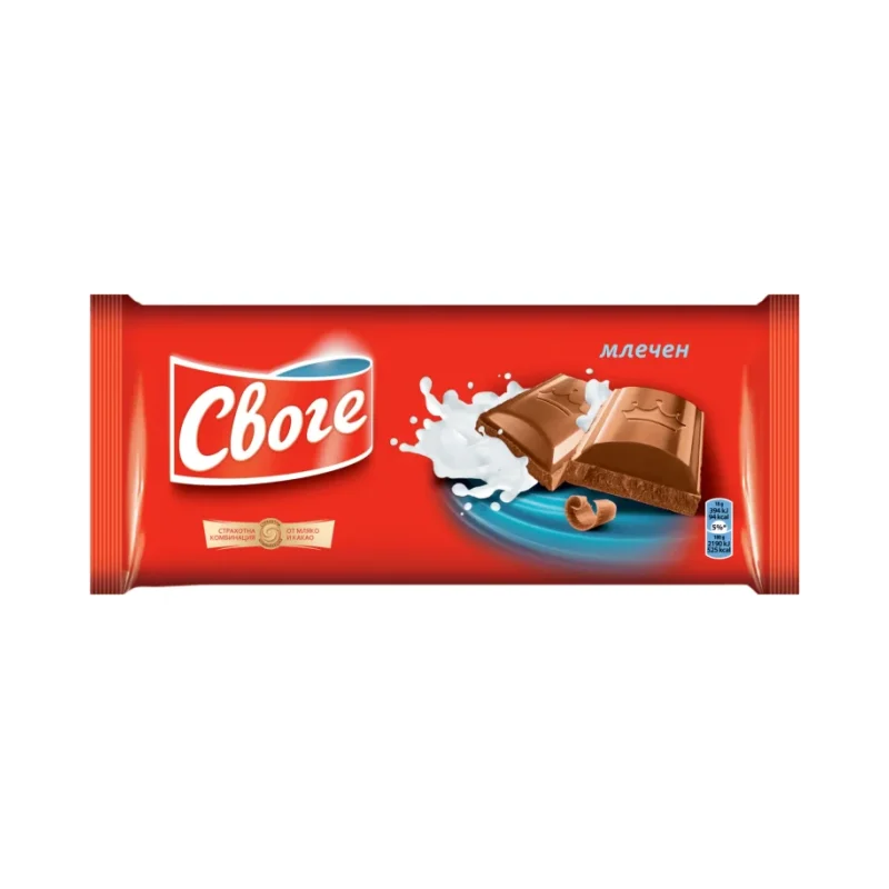 Шоколад СВОГЕ млечен 90 г - Своге