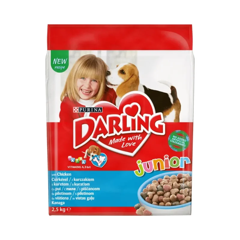 Суха храна за куче DARLING Junior 2.5 кг - DARLING