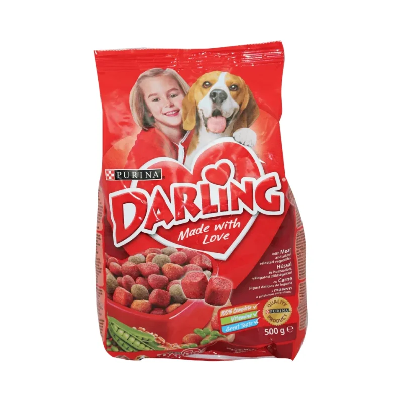 Суха храна за кучета DARLING месо, зеленчуци 500 г - DARLING