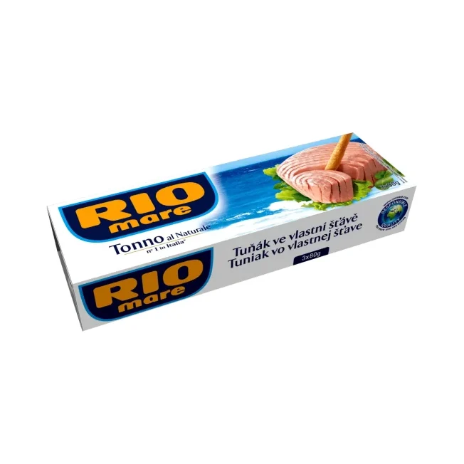 Риба тон RIO MARE натюр 3х80 г
