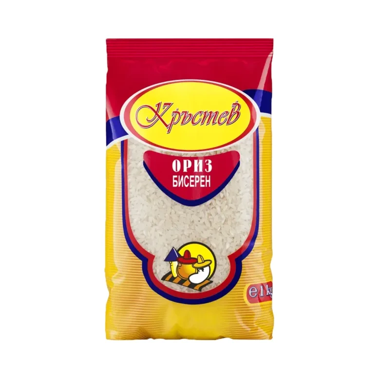 Ориз КРЪСТЕВ бисерен 1 кг - КРЪСТЕВ