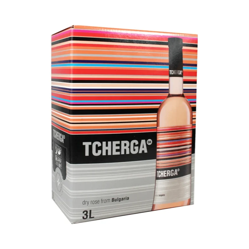 Вино TCHERGA розе 3 л - TCHERGA