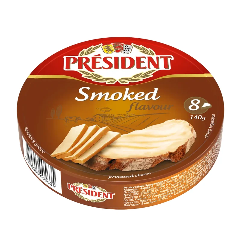 Топено сирене PRESIDENT пушено 140 г - President