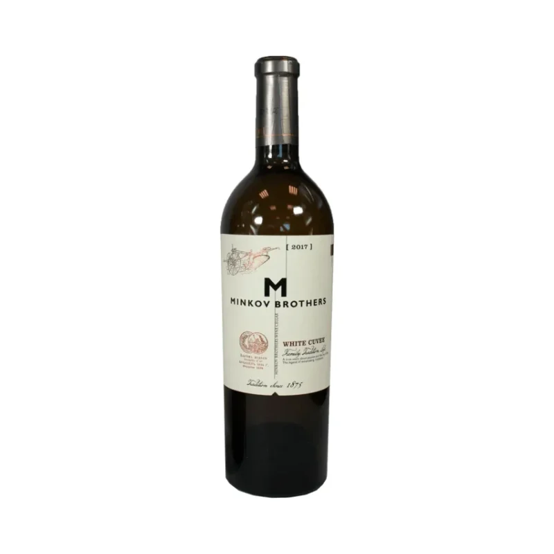 Вино MINKOV BROTHERS White Cuvee 750 мл - БРАТЯ МИНКОВИ