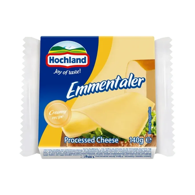 Топено сирене HOCHLAND ементал слайс 140 г - Hochland