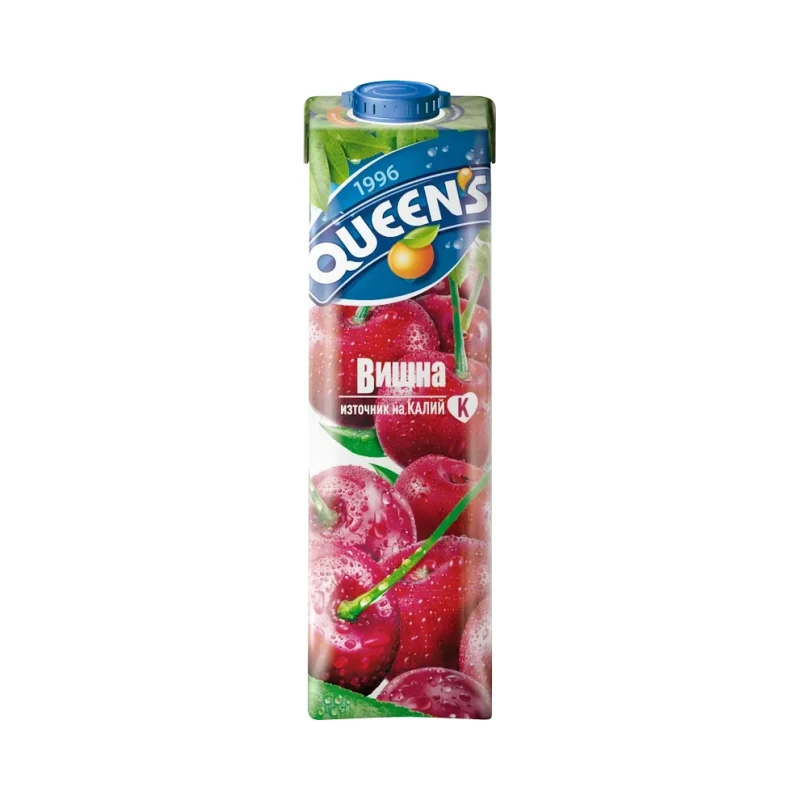 Плодова напитка QUEENS вишна 12% 1 л - Queen's