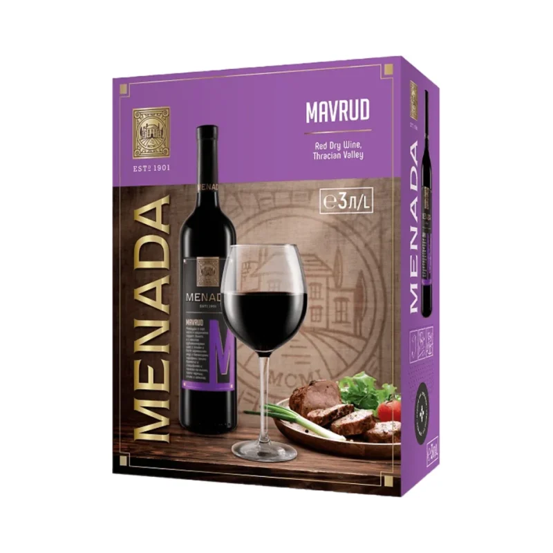 Вино MENADA Мавруд 3 л - MENADA