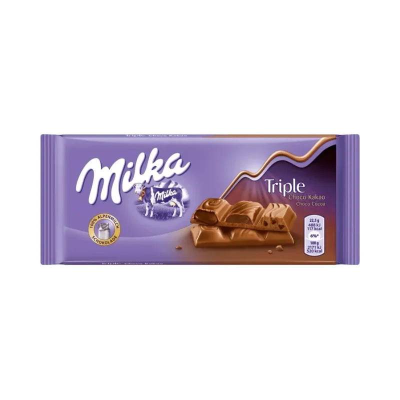 Шоколад MILKA Triple Choco Cocoa 90 г - Milka