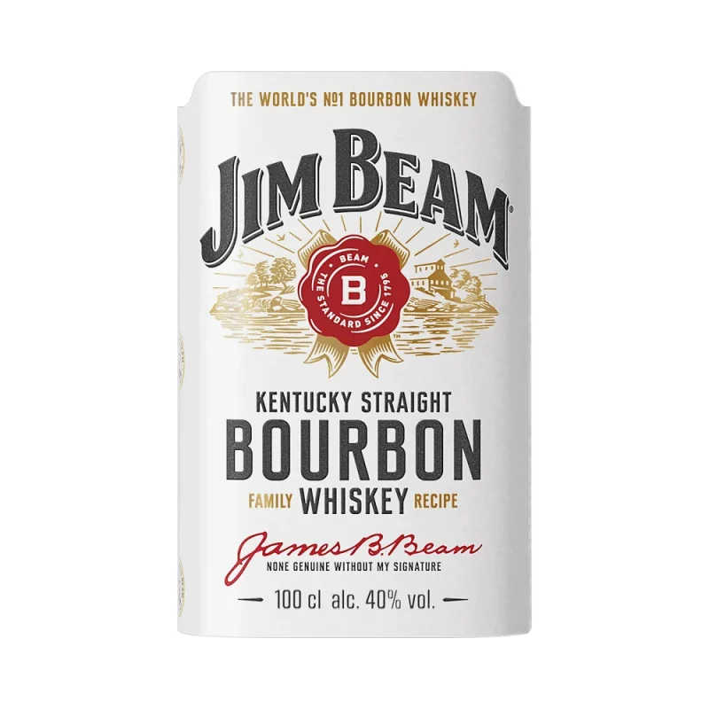 Бърбън уиски JIM BEAM 40% алк. 1 л - JIM BEAM