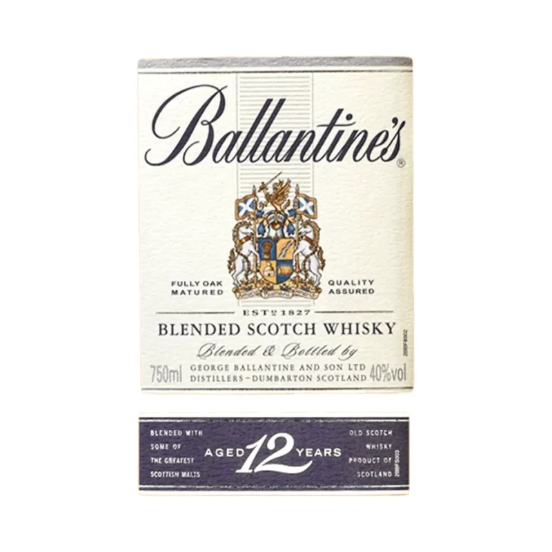Уиски BALLANTINES 12 г. 40% алк. 700 мл - Ballantine's