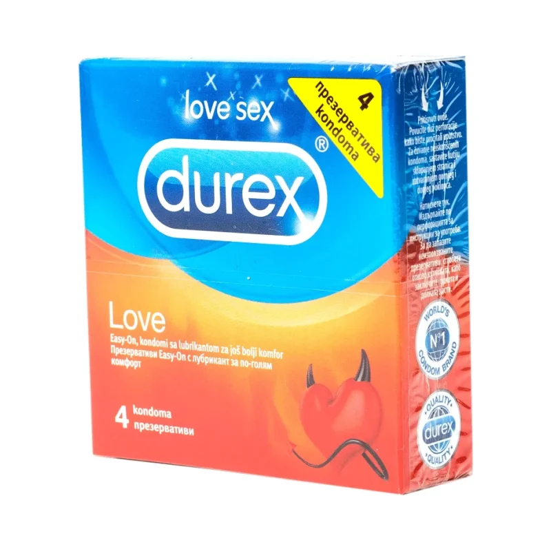 Презервативи DUREX Love 4 бр. - Durex