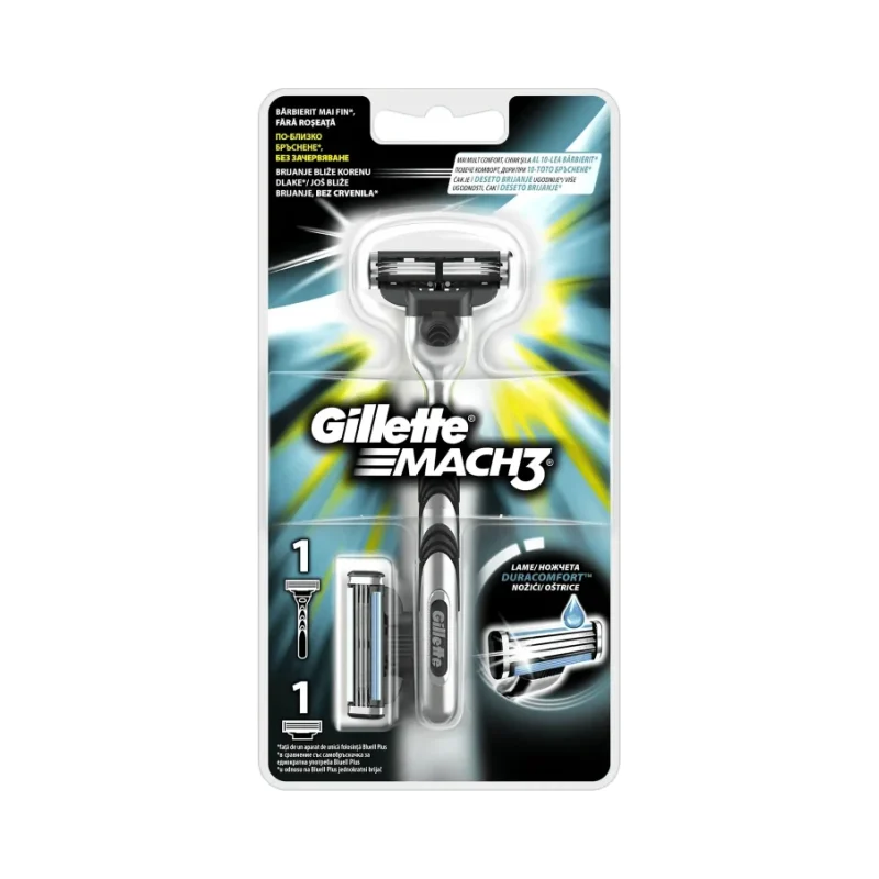 Самобръсначка GILLETTE Mach3 с 2 ножчета - GILLETTE