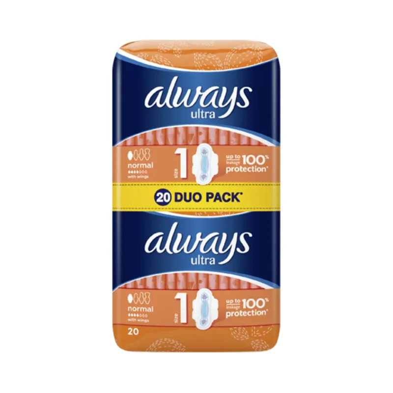 Дамски превръзки ALWAYS Ultra Normal Duo 4 капки 20 бр. - Always