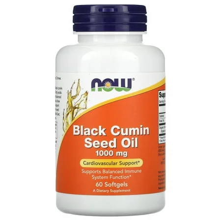 Масло от черен кимион 1000 мг / Black Cumin Seed Oil 1000 mg - NOW