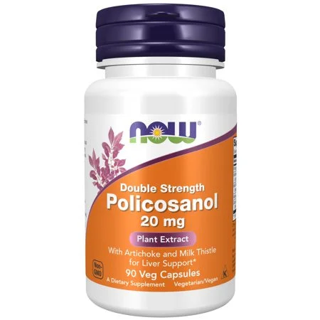 Двоен силен поликозанол 20 мг / Double Strength Policosanol 20 mg - NOW