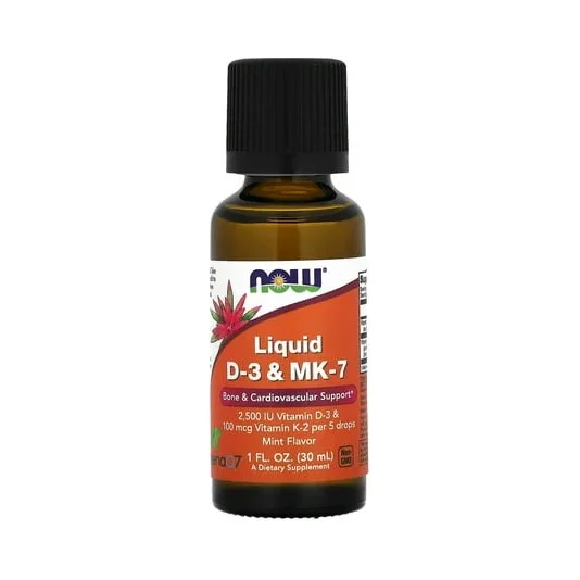 Liquid D-3 & MK-7 - NOW
