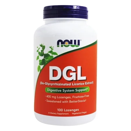 DGL (екстракт от деглициризинизирана женско биле) / DGL (De-Glycyrrhizinated Licorice Extract) - NOW