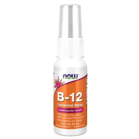 B-12 Липозомен Спрей / B-12 Liposomal Spray - NOW