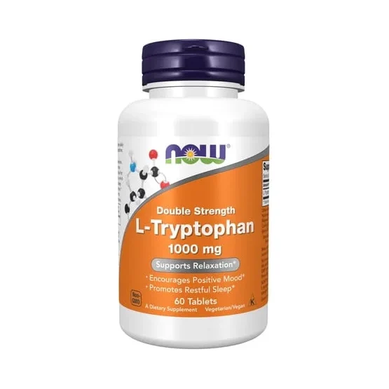 Двойна сила L-Триптофан 1000 mg - NOW