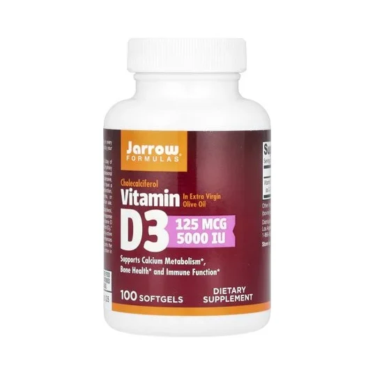 Витамин D3 125 мкг 5000 IU - Jarrow Formulas