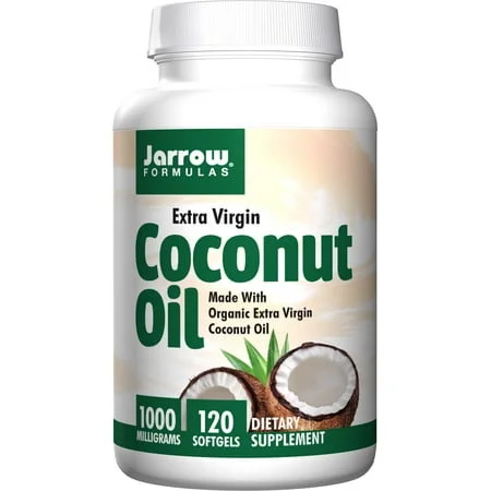Кокосово масло Extra Virgin 1000 mg / Extra Virgin Coconut Oil 1000 mg - Jarrow Formulas