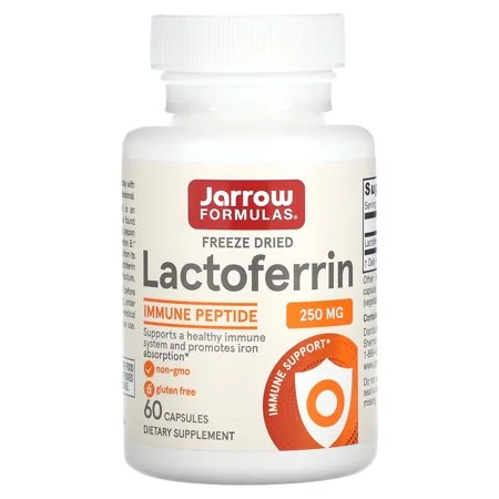 Лактоферинин в замразена форма 250 мг / Freeze Dried Lactoferrin 250 mg - Jarrow Formulas