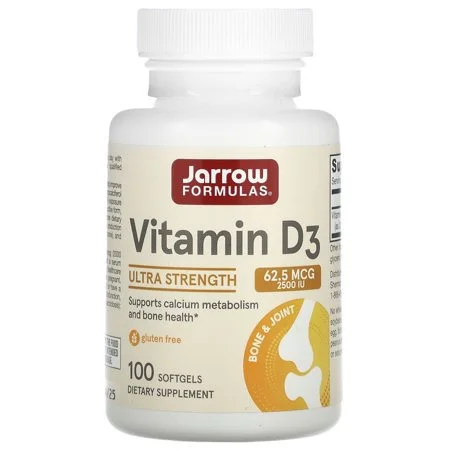 Витамин D3 62.5 mcg 2500 IU / Vitamin D3 62.5 mcg 2500 IU - Jarrow Formulas