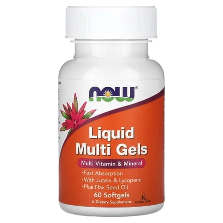 Течни мултивитамини / Liquid Multi Gels - NOW
