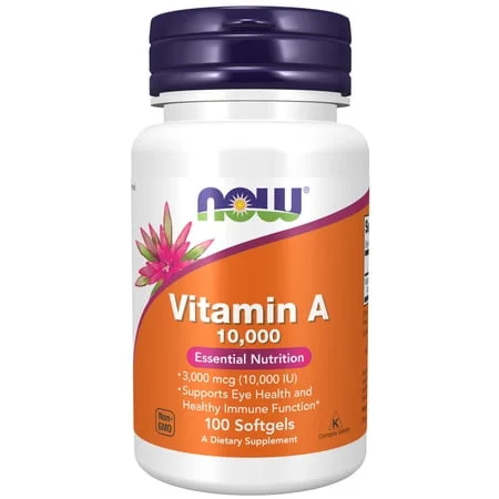 Витамин A 10,000 IU / Vitamin A 10,000 IU - NOW