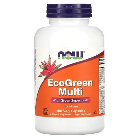 EcoGreen Мулти без желязо / EcoGreen Multi Iron-Free - NOW