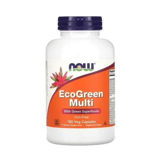 EcoGreen Мулти без желязо - NOW