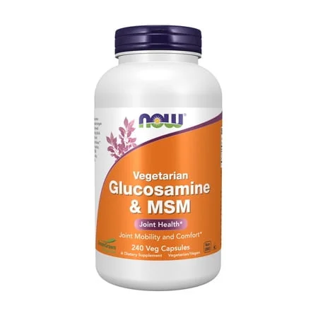 Вегетариански глюкозамин и MSM / Vegetarian Glucosamine & MSM - NOW