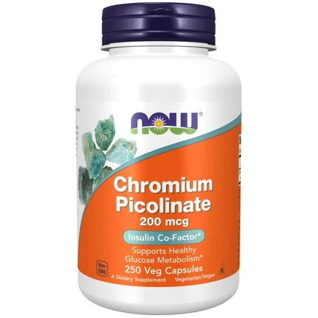 Хром пиколинат 200 мкг / Chromium Picolinate 200 mcg - NOW