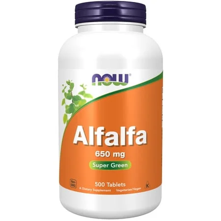 Алфалфа 650 мг / Alfalfa 650 mg - NOW
