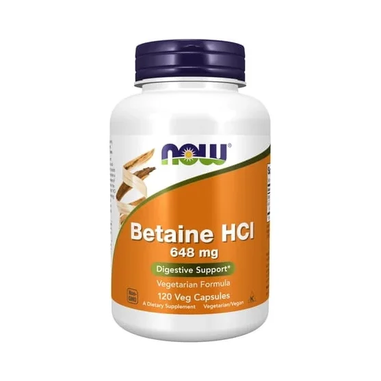 Betaine HCl 648 mg - NOW