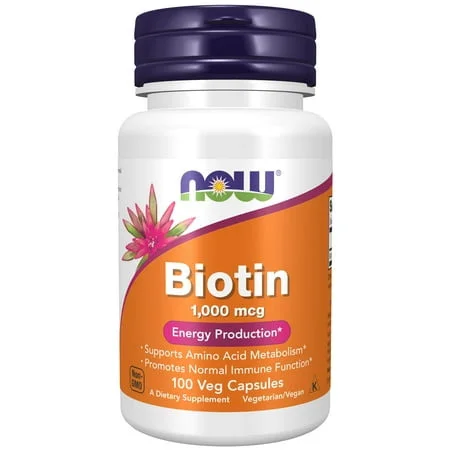 Биотин 1,000 мкг / Biotin 1,000 mcg - NOW