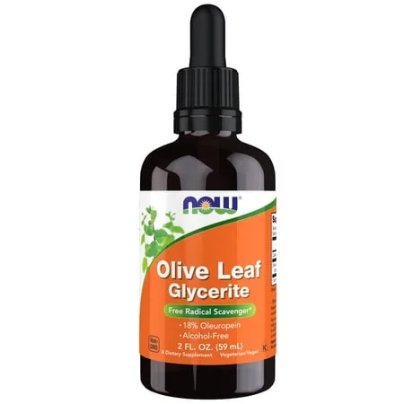 Глицерит от маслинови листа / Olive Leaf Glycerite - NOW