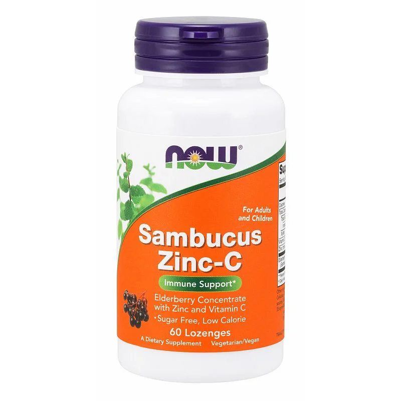 Sambucus Цинк-C - NOW